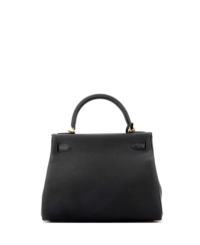 Pre-Owned HERMES Kelly Handbag Togo with Gold Hardware