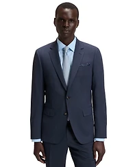 Boss by Hugo Men's Micro-Patterned Stretch Slim-Fit Suit