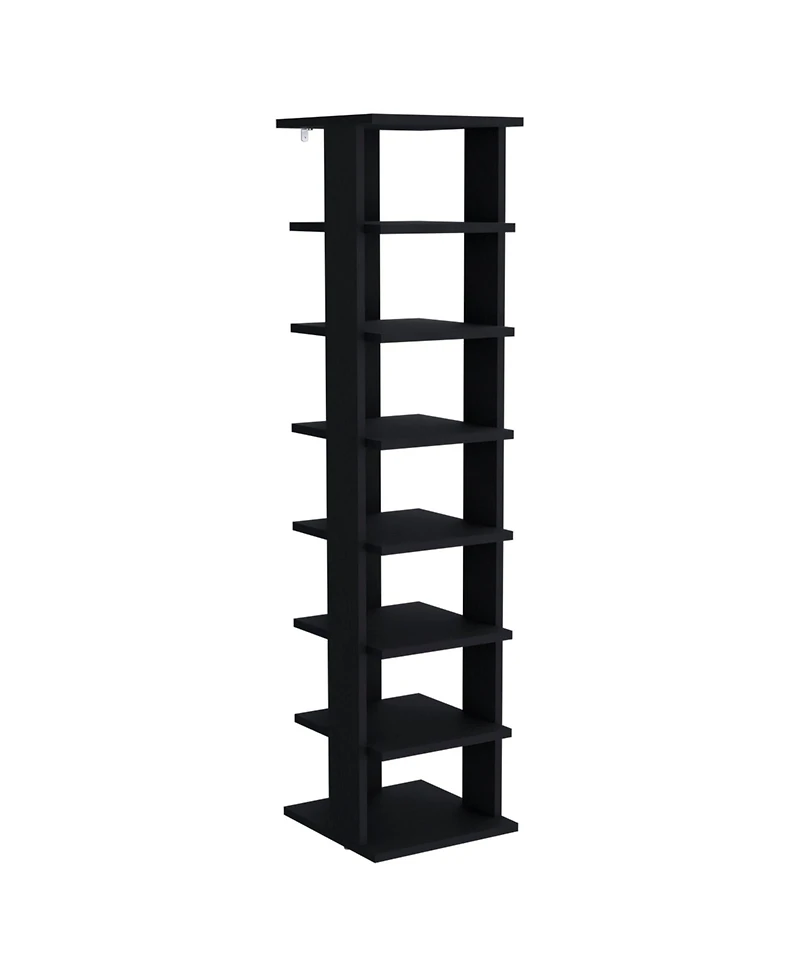 Glacier Shoe Rack, 7 Shelves, White