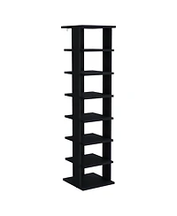 Glacier Shoe Rack, 7 Shelves, White