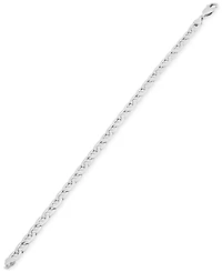 Lightweight Polished Mariner Link Chain Link 8.5" Bracelet (5.5mm) in 14k White Gold