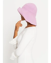 Bloom Crochet Sun Hat In Lilac Purple