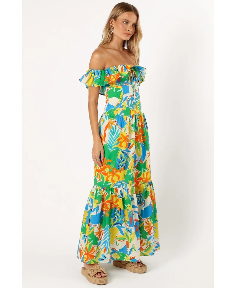 Petal and Pup Women's Harriet Off Shoulder Maxi Dress