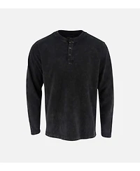 Thorogood Men's Heavyweight Vintage Wash Long Sleeve Henley