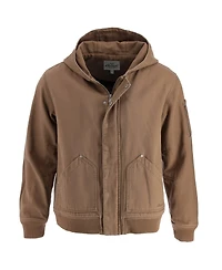 Thorogood Men's Heritage Stone Washed Canvas Hooded Bomber Jacket