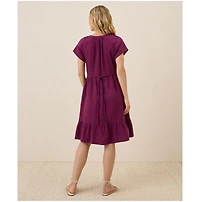 Pact Women's Organic Cotton Coastal Double Gauze Breezy Dress