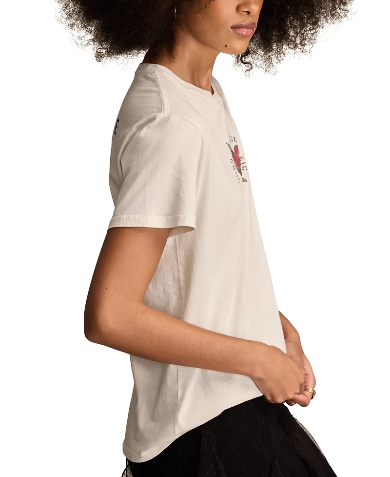 Lucky Brand Women's Good Music Vibes T-Shirt