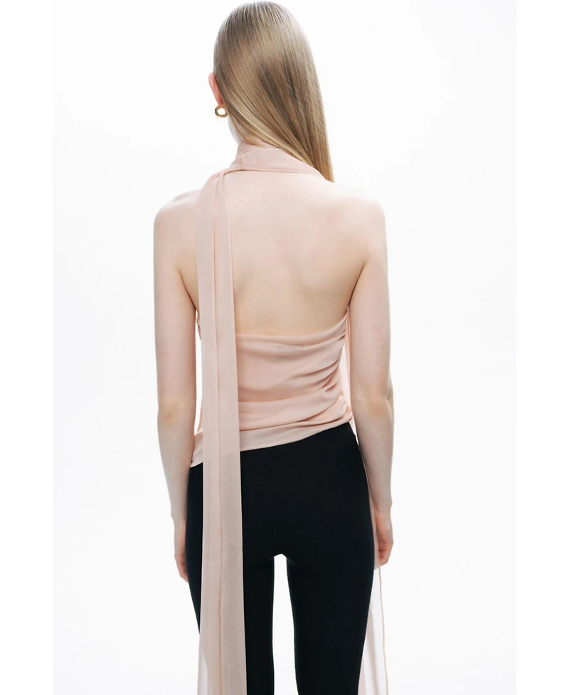 Nocturne Women's Shawl-Inspired Blouse