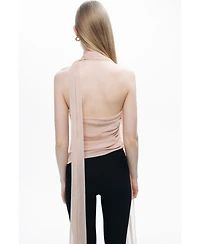 Nocturne Women's Shawl-Inspired Blouse
