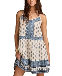 Lucky Brand Women's Border Print Mini Dress