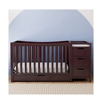 Graco Remi All-in-One Convertible Crib with Drawer and Changer (Espresso)