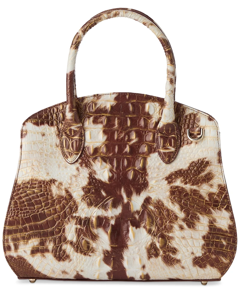Brahmin Rosetta Melbourne Leather Satchel
