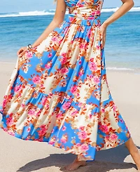 Cupshe Women's Beach Brunch Floral Cover-Up Sarong