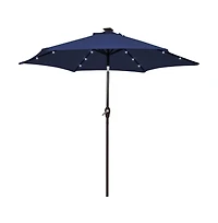 Mondawe 10 Feet Outdoor Patio Umbrella with Bright Solar Led Lights