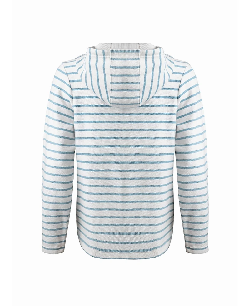 Weird Fish Women's Striped Full Zip Hoodie