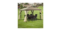 10 x 12 Octagonal Patio Gazebo with Mosquito Net