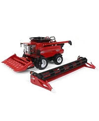 Ertl 1/64 Prestige Case Ih 7150 Combine with Corn and Grain Headers