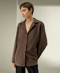 Lilysilk Women's Multipositional Silk Shirt