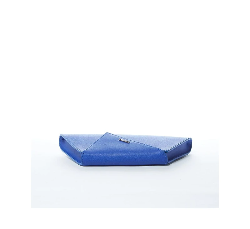 Susu Leather Clutch Bag Evening Purse Crossbody Cobalt Blue Unique Women's Handbag