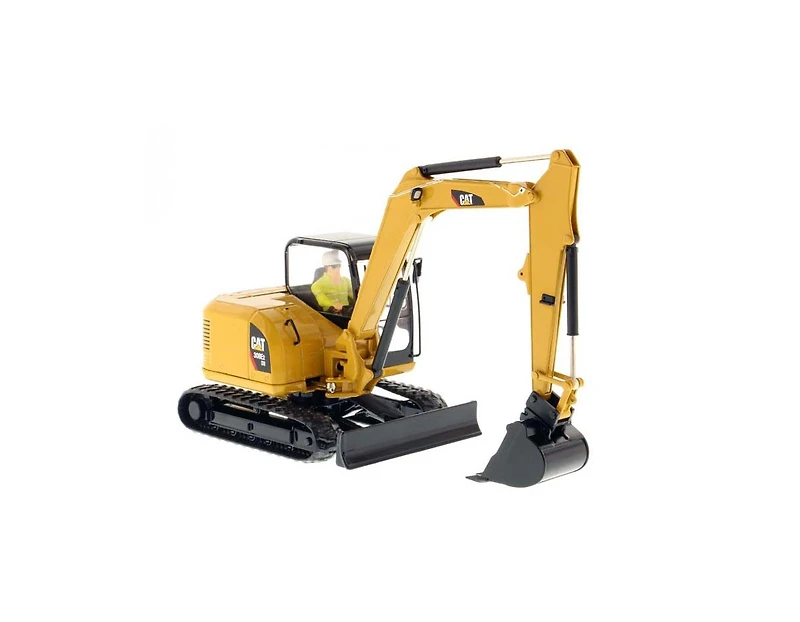 Diecast Masters 1/32 Caterpillar 308E2 Cr Sb Mini Hydraulic Excavator with Tools- High Line Series