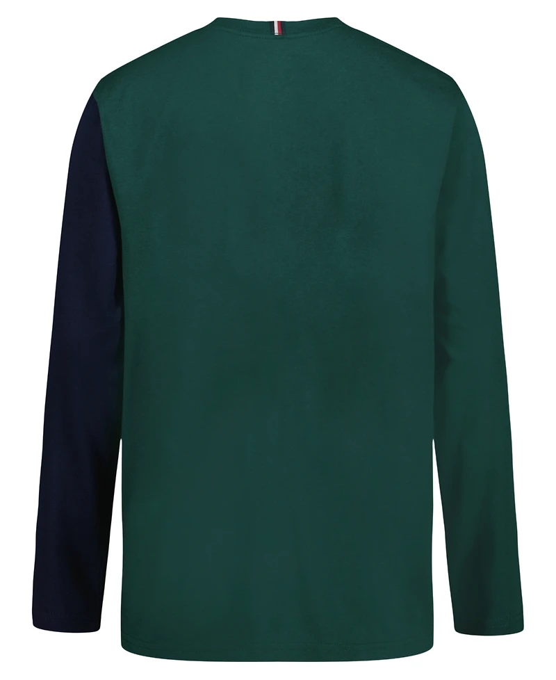 Tommy Hilfiger Little and Toddler Boys Quad H Long Sleeve T-Shirt