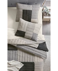 Oake Striped & Stitched 3-Pc. Quilt Set, Full/Queen, Exclusively at Macy's