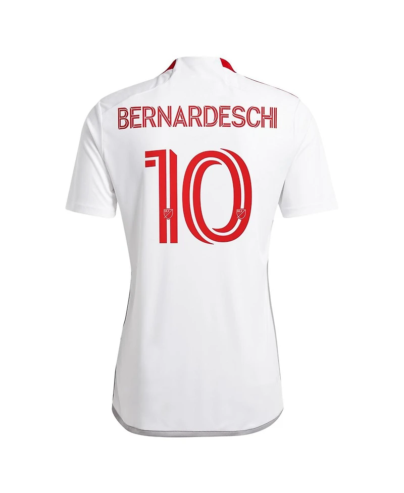 Adidas Men's Federico Bernardeschi White Toronto Fc 2024 Gta Kit Replica Player Jersey