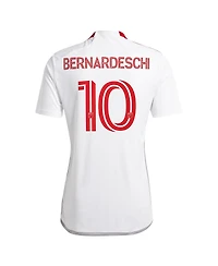 Adidas Men's Federico Bernardeschi White Toronto Fc 2024 Gta Kit Replica Player Jersey