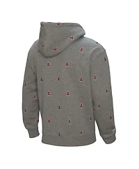 Mitchell & Ness Men's Gray Los Angeles Angels Repeat Pullover Hoodie