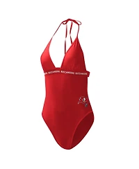 G-iii 4Her by Carl Banks Women's Red Tampa Bay Buccaneers Full Count One-Piece Swimsuit