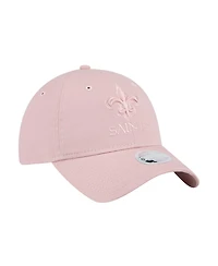 New Era Women's Light Pink New Orleans Saints Main 9TWENTY Adjustable Hat Main 9TWENTY Adjustable Hat