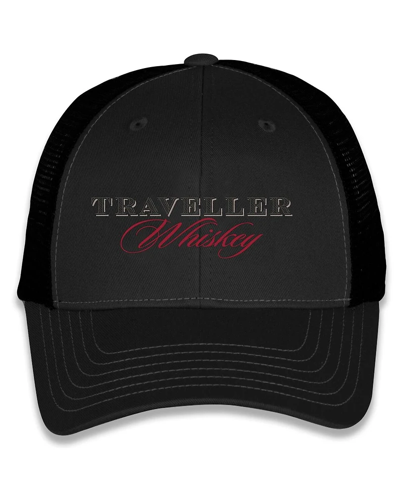 Jr Motorsports Official Team Apparel Men's Black Justin Allgaier Traveler Whiskey Sponsor Adjustable Hat