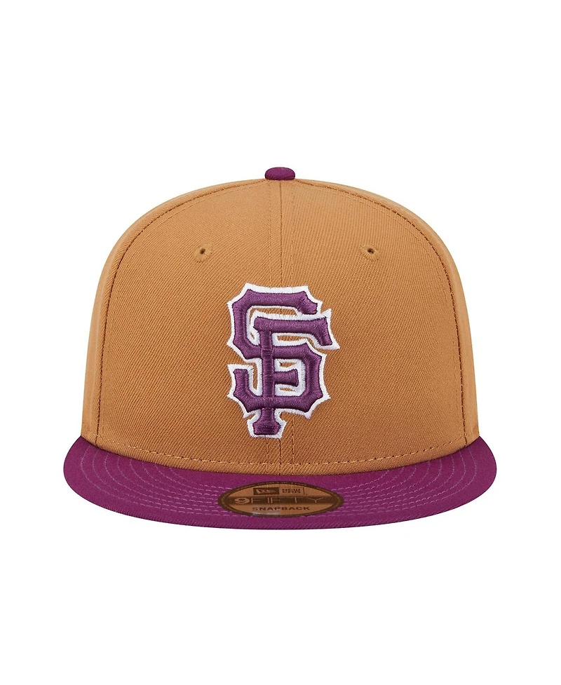 New Era Men's Brown/Purple San Francisco Giants Color Pack Two-Tone 9FIFTY Snapback Hat