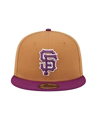 New Era Men's Brown/Purple San Francisco Giants Color Pack Two-Tone 9FIFTY Snapback Hat