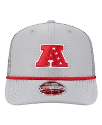 New Era Men's Gray Las Vegas Raiders 2025 Pro Bowl 9SEVENTY Stretch-Snap Hat