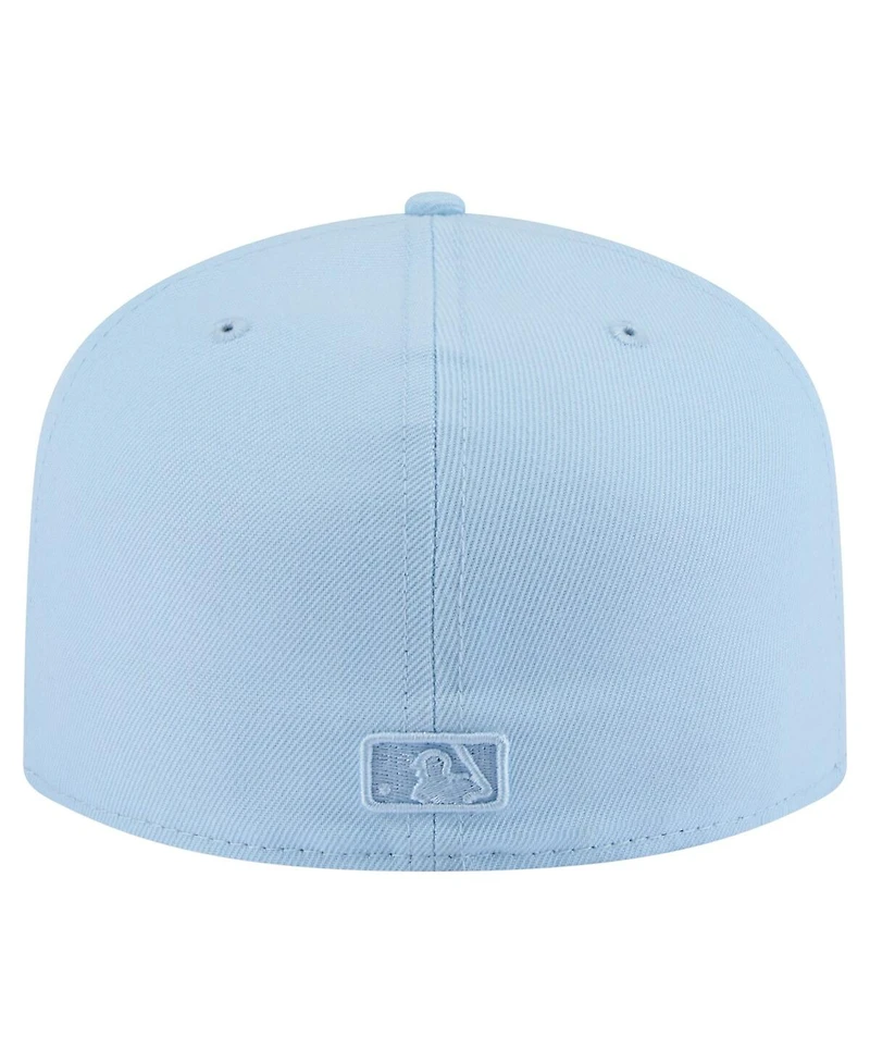 New Era Men's Light Blue Philadelphia Phillies Color Pack A-Frame 59FIFTY Fitted Hat