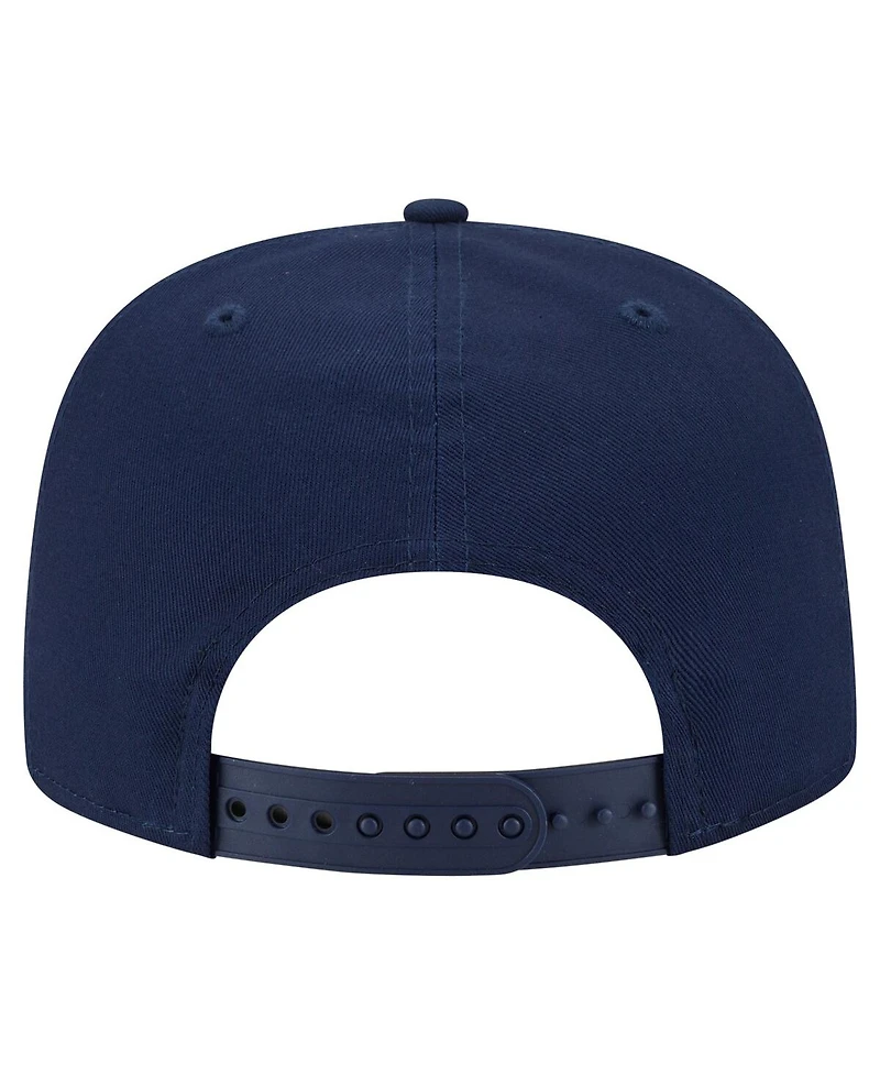 New Era Men's Navy New Orleans Pelicans Team Text Golfer Snapback Hat