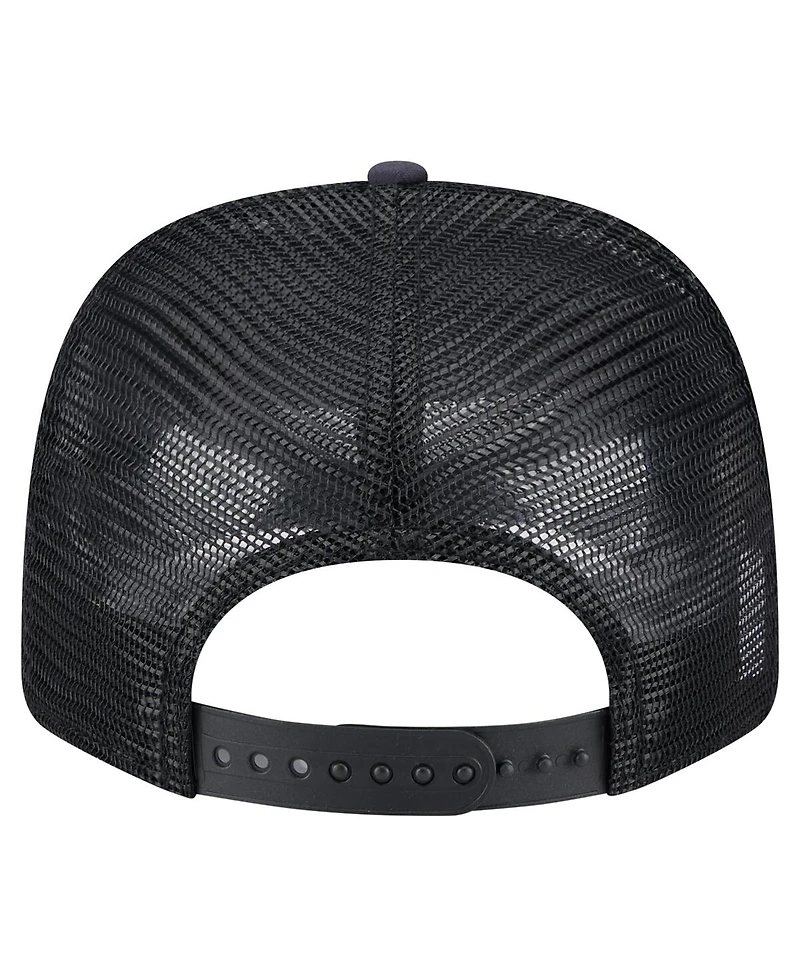 New Era Men's Navy/Black Atlanta Falcons Adventure Drinks Pattern 9SEVENTY Stretch-Snap Hat
