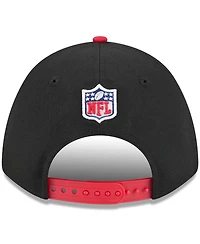 New Era Big Boys and Girls Black/Red Kansas City Chiefs 2025 Nfl Draft 9FORTY A-Frame M-Crown Adjustable Hat