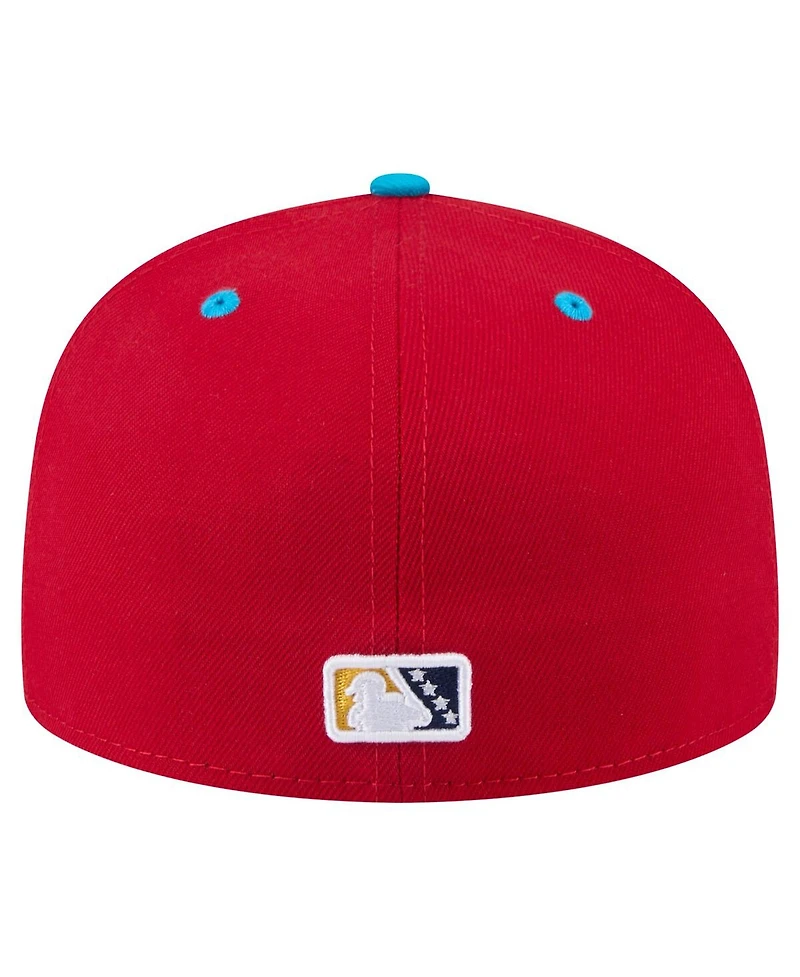 New Era Men's Red Scranton Wilkes-Barre RailRiders Copa de la Diversion 59FIFTY Fitted Hat