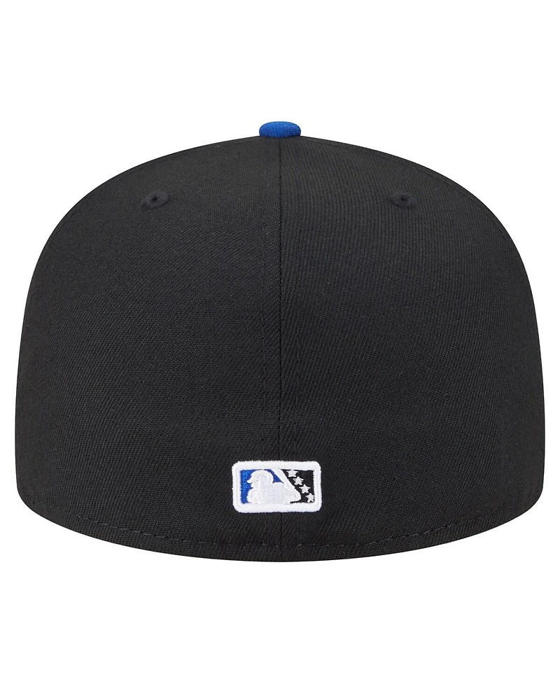 New Era Men's Black Rancho Cucamonga Quakes Authentic Collection 59FIFTY Fitted Hat