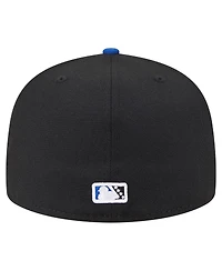 New Era Men's Black Rancho Cucamonga Quakes Authentic Collection 59FIFTY Fitted Hat