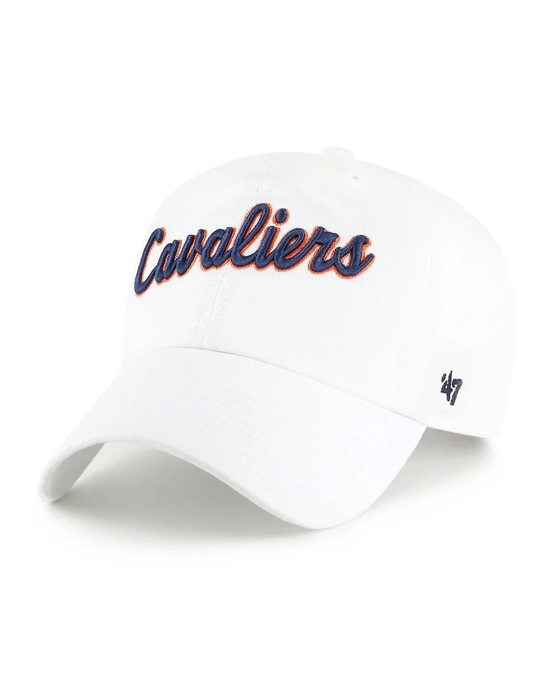 '47 Brand Men's White Virginia Cavaliers Vault Clean Up Adjustable Hat
