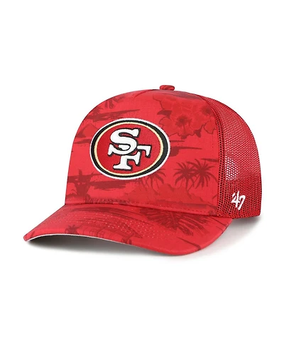 '47 Brand Men's Scarlet San Francisco 49ers Fiji Trucker Adjustable Hat