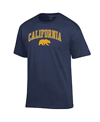 Champion Men's Navy Cal Bears Arch Over Logo T-Shirt