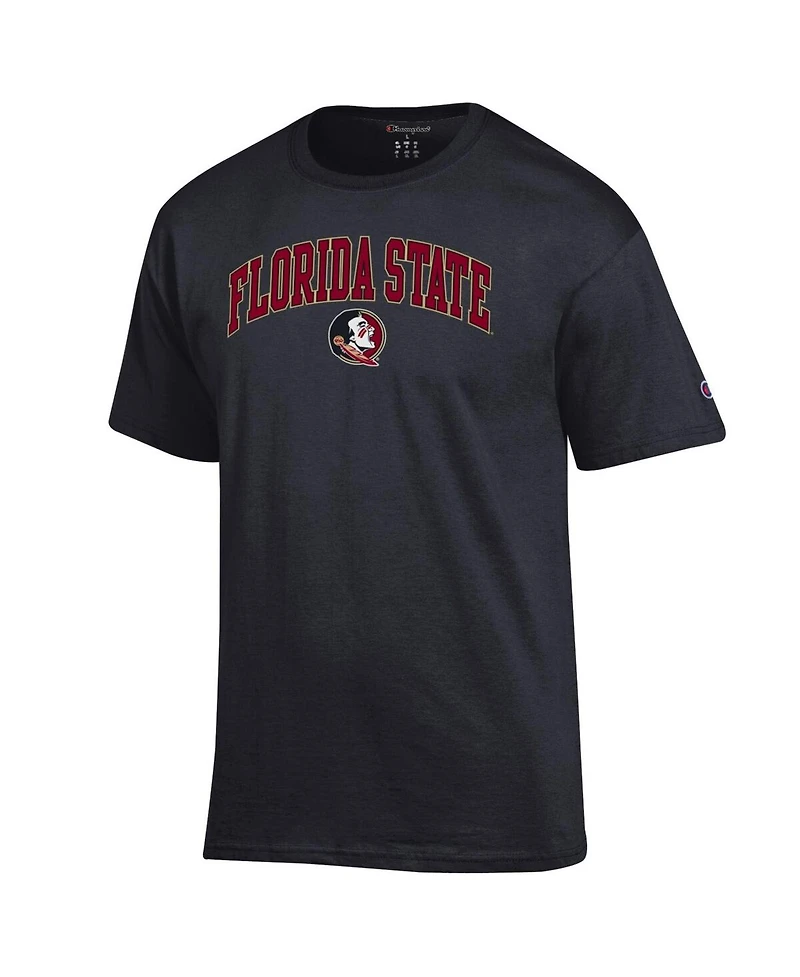 Champion Men's Black Florida State Seminoles Arched Logo T-Shirt