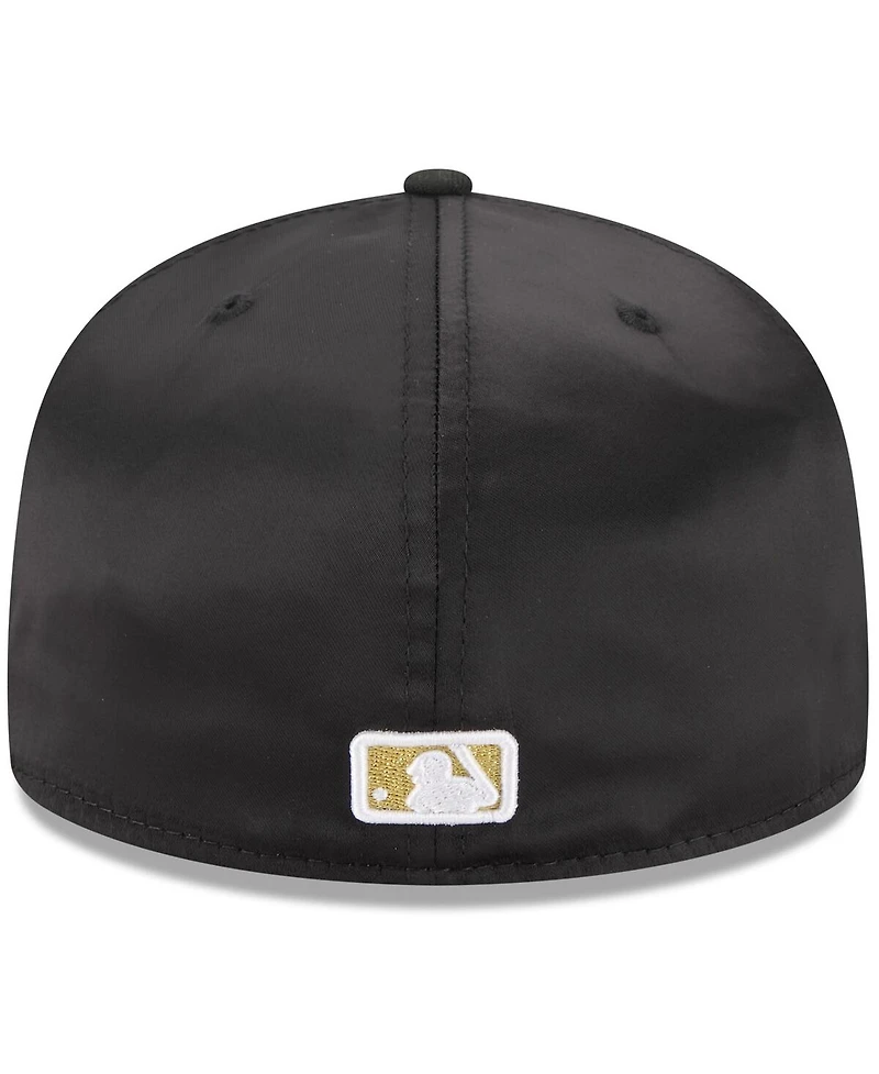 New Era Men's Black Houston Astros 2025 59FIFTY Day Gold Leaf Fitted Hat