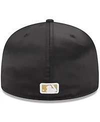 New Era Men's Black Houston Astros 2025 59FIFTY Day Gold Leaf Fitted Hat