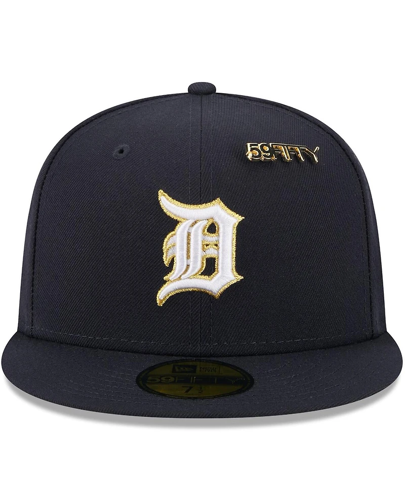 New Era Men's Navy Detroit Tigers 2025 59FIFTY Day Fitted with Pins Hat
