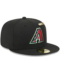 New Era Men's Black Arizona Diamondbacks 2025 59FIFTY Day Fitted with Pins Hat